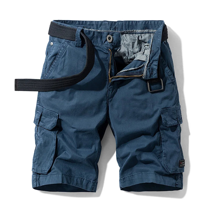 Men's Summer Cargo Shorts – Casual, Tactical & Cotton (No Belt).