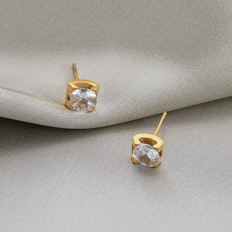 Korean Stylish Stainless Steel Long Drop Earrings For Women Fashion Simple Hanging Dangle Earrings Jewelry Girls Christmas Gift - Kaiz Boutique