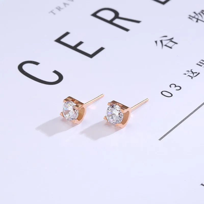 Korean Stylish Stainless Steel Long Drop Earrings For Women Fashion Simple Hanging Dangle Earrings Jewelry Girls Christmas Gift - Kaiz Boutique