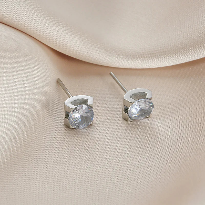 Korean Stylish Stainless Steel Long Drop Earrings For Women Fashion Simple Hanging Dangle Earrings Jewelry Girls Christmas Gift - Kaiz Boutique
