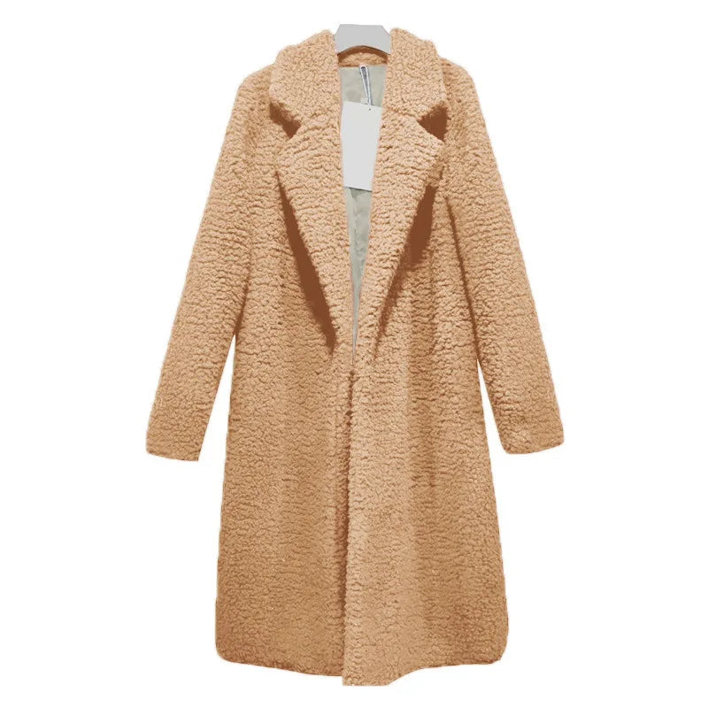 2025 New Autumn/winter Women's Long Sleeve Lapel Wool Blend Jacket  Hot Sale European Style Fashion Outerwear Kaiz Boutique
