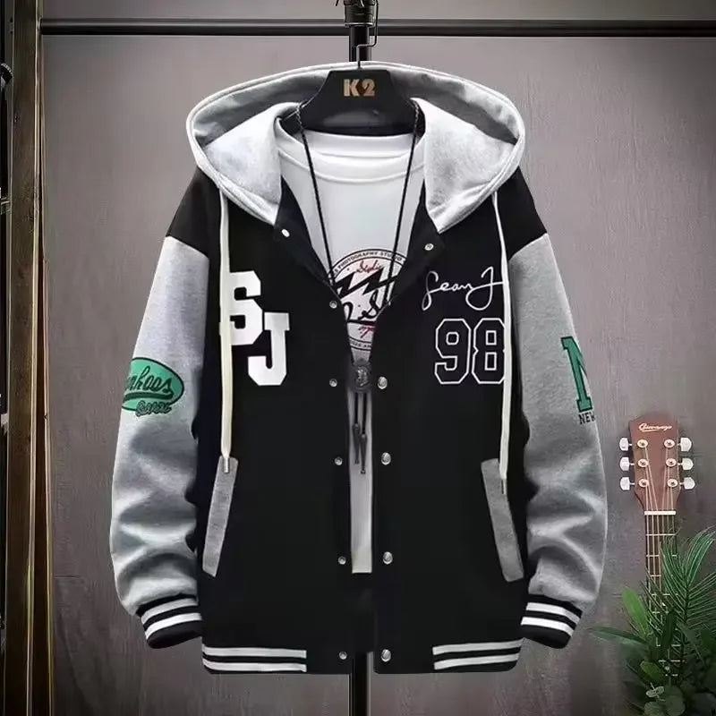 2024 Spring Autumn Suit Jacket For Teenage Boys Long Sleeve Sweatshirt Trendy Casual Wear Youth Fashion Collection Kaiz Boutique