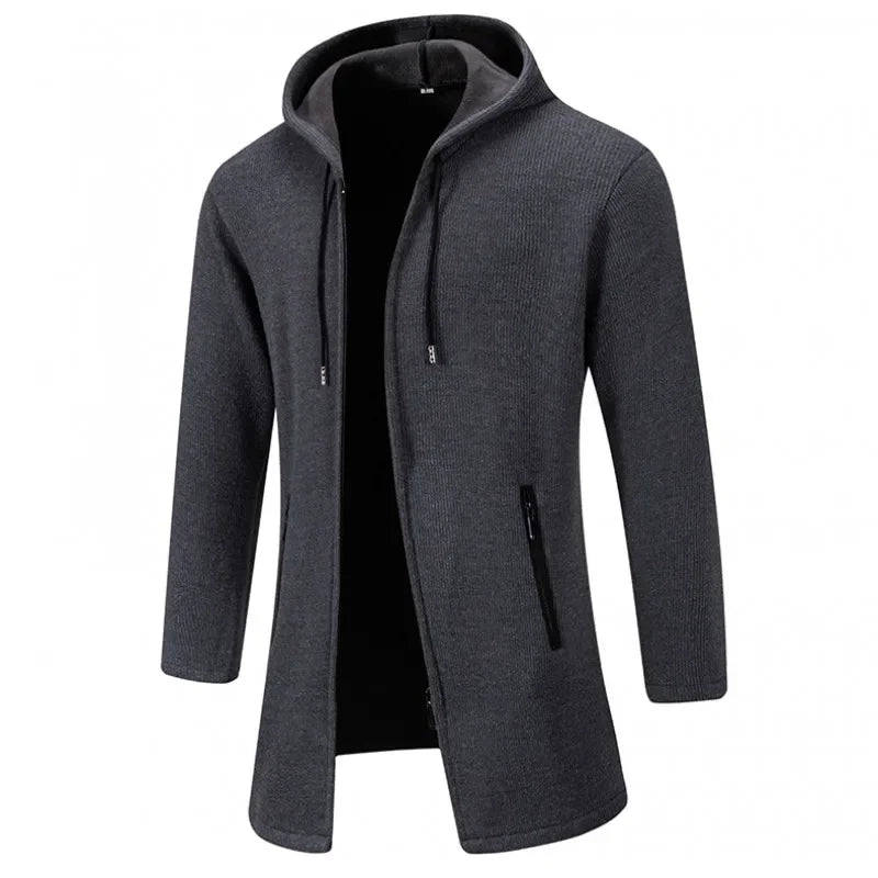 Men's Hooded Windbreaker – Warm, Thick & Stylish.