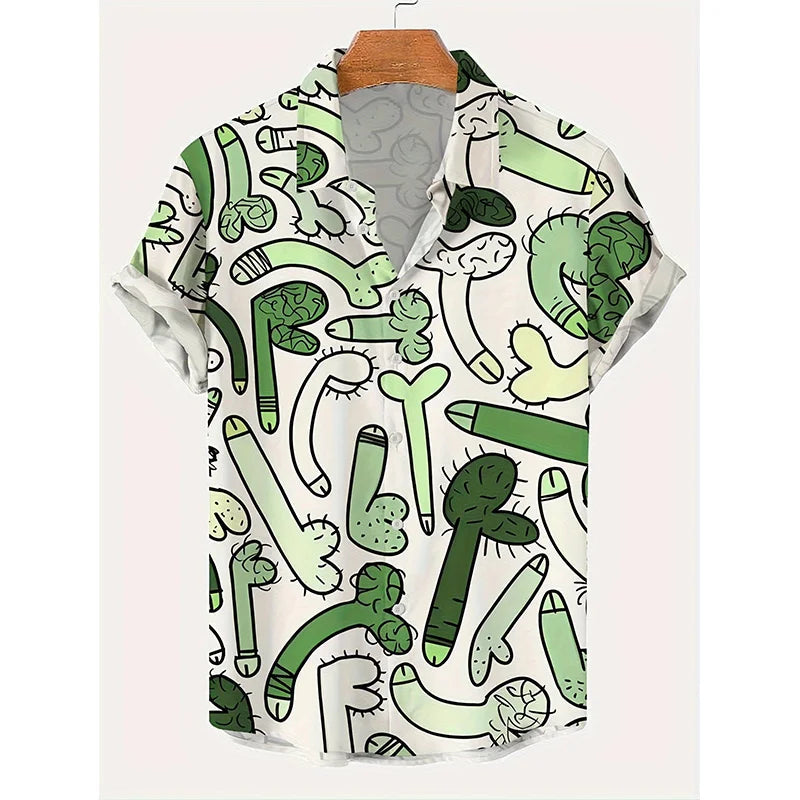 Summer Harajuku 3D Sexy Styles Printed Shirts Hentai Patterns Graphic Short Men Fashion Funny Cool Blouses Clothes Kaiz Boutique