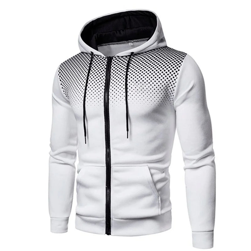 2023 Autumn and Winter New European and American Solid Color Fleece Sweater Pants Men's Casual Zipper Sports Hat Set Kaiz Boutique