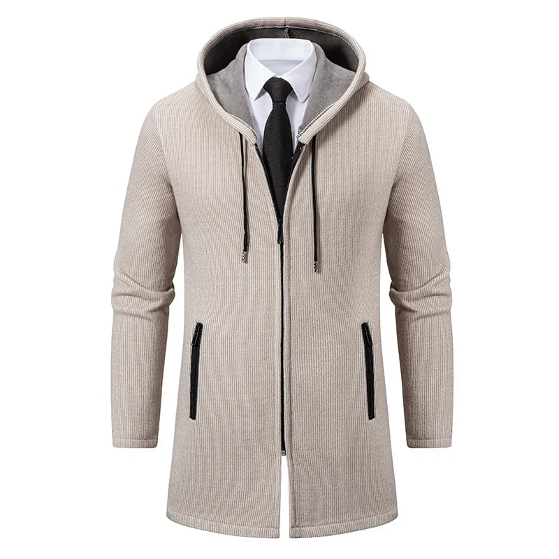 Men's Hooded Windbreaker – Warm, Thick & Stylish.