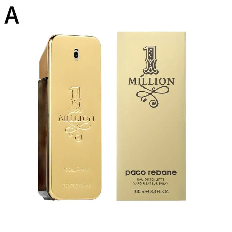 Golden Millionaire Perfume Wood Leather Note Charming Men's Perfume Deep Aroma Male Fragrance 100ml Men Women - Kaiz Boutique