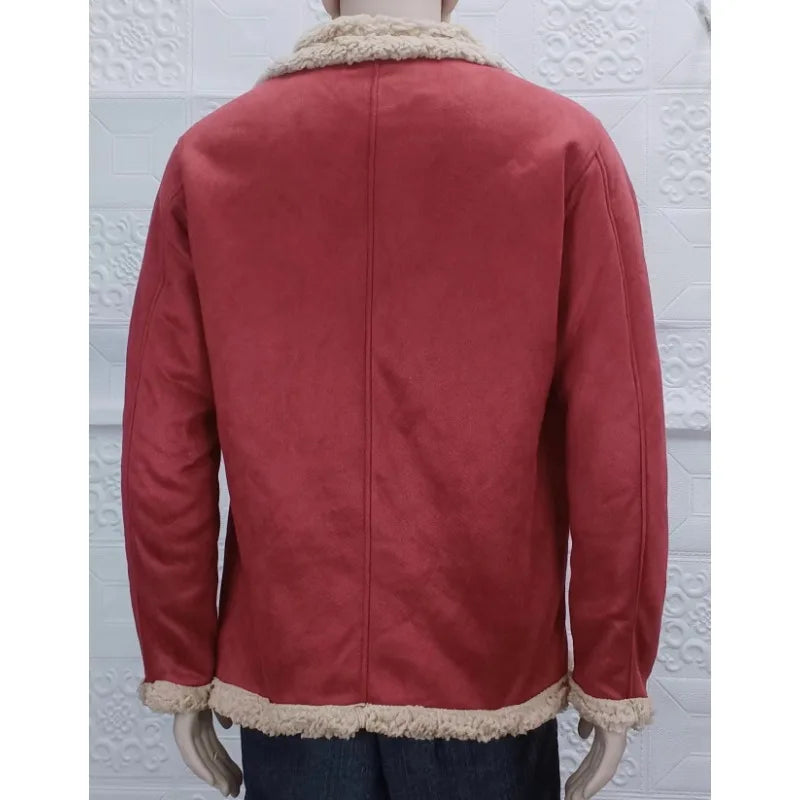 Men's Winter PU Leather Jacket – Warm, Retro & Stylish.