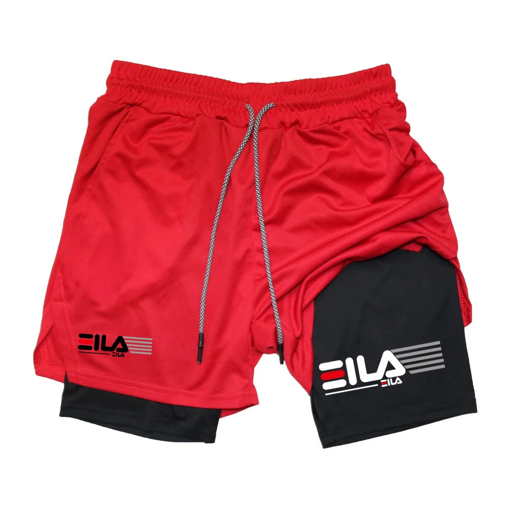 Men's 2-in-1 Running Shorts – Gym, Training & Jogging Wear.