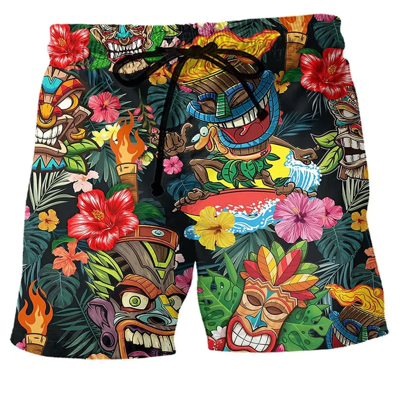 Men's Swimwear shorts Skull 3D Printed Surfing Board Shorts Kids Beach Shorts Men's Swim Trunks Masculina Briefs Boys Trunks Kaiz Boutique