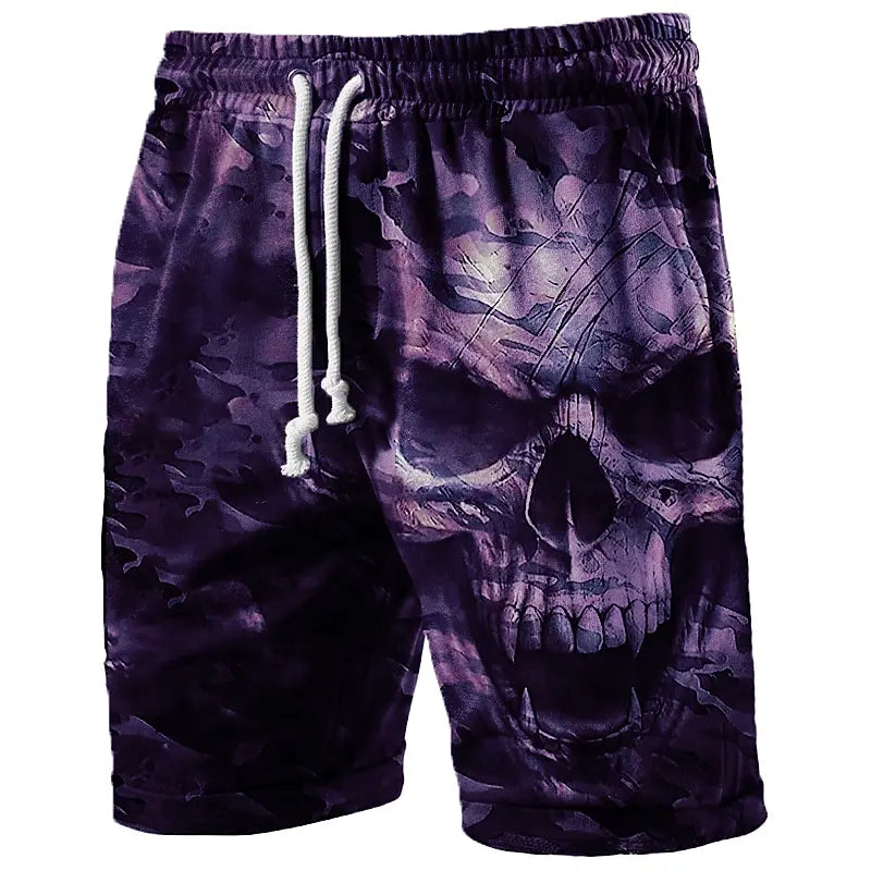 Men's Swim Trunks 3 Camouflage Skull Print Beach Shorts Quick Dry Outdoor Leisure Sports Shorts Swimwear Fashion Men's Shorts Kaiz Boutique
