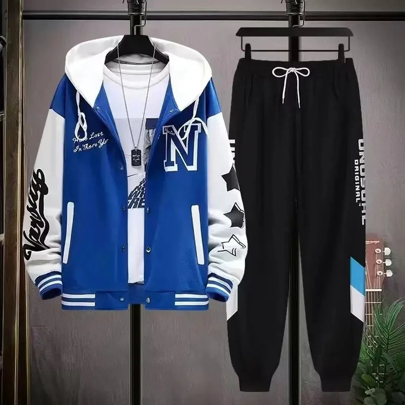 2024 Spring Autumn Suit Jacket For Teenage Boys Long Sleeve Sweatshirt Trendy Casual Wear Youth Fashion Collection Kaiz Boutique