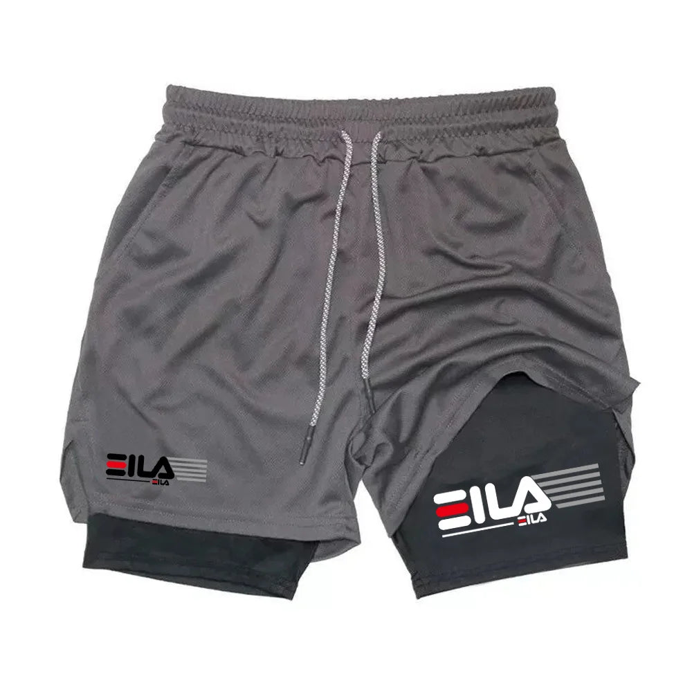 Men's 2-in-1 Running Shorts – Gym, Training & Jogging Wear.