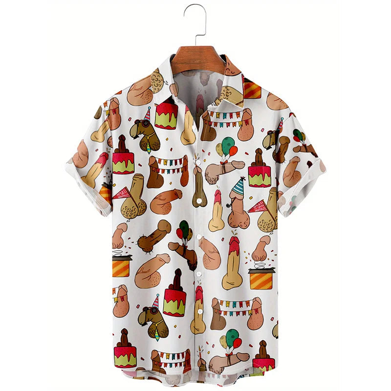 Summer Harajuku 3D Sexy Styles Printed Shirts Hentai Patterns Graphic Short Men Fashion Funny Cool Blouses Clothes Kaiz Boutique
