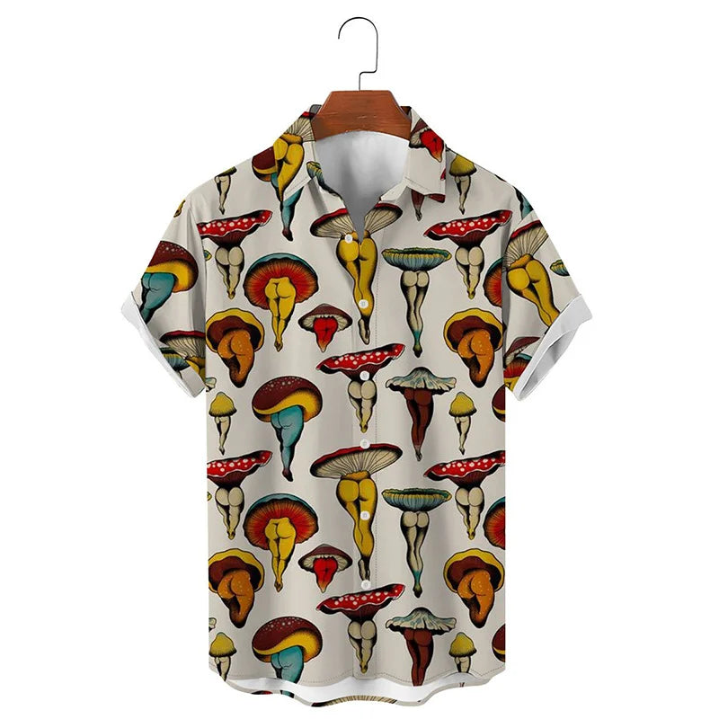 Summer Harajuku 3D Sexy Styles Printed Shirts Hentai Patterns Graphic Short Men Fashion Funny Cool Blouses Clothes Kaiz Boutique