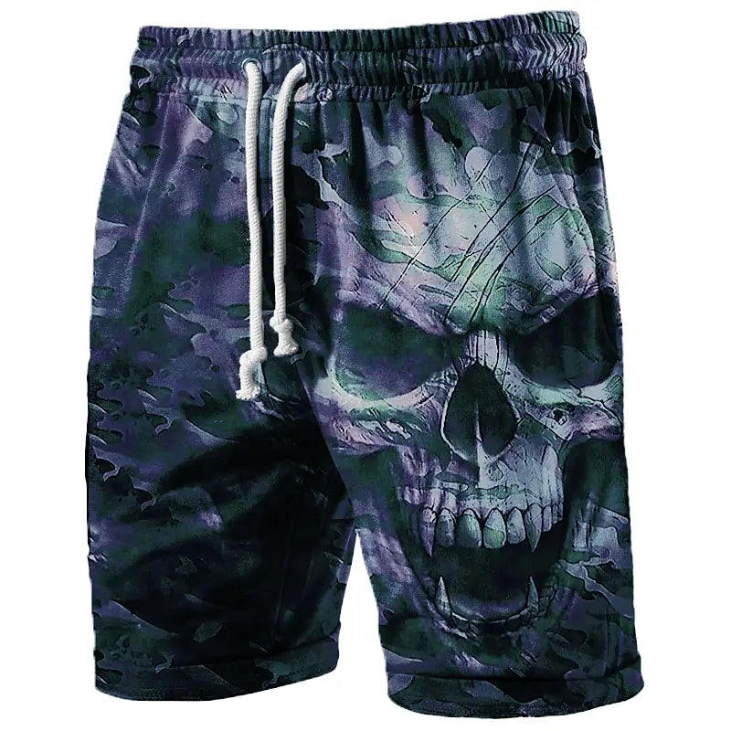 Men's Swim Trunks 3 Camouflage Skull Print Beach Shorts Quick Dry Outdoor Leisure Sports Shorts Swimwear Fashion Men's Shorts Kaiz Boutique
