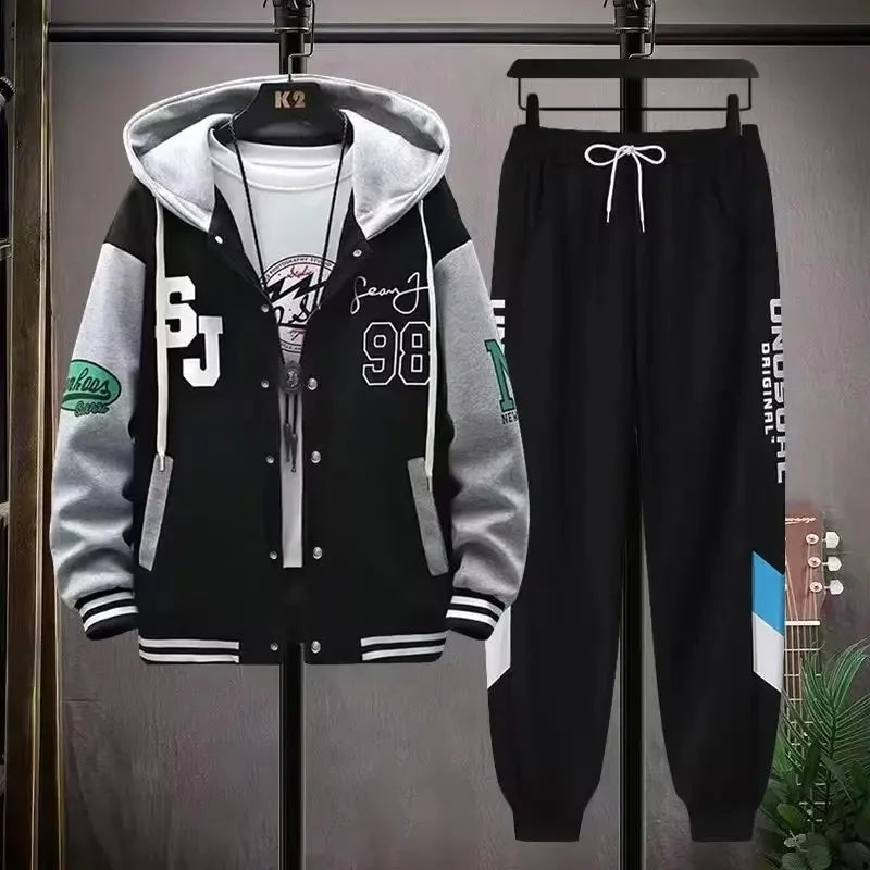 2024 Spring Autumn Suit Jacket For Teenage Boys Long Sleeve Sweatshirt Trendy Casual Wear Youth Fashion Collection Kaiz Boutique
