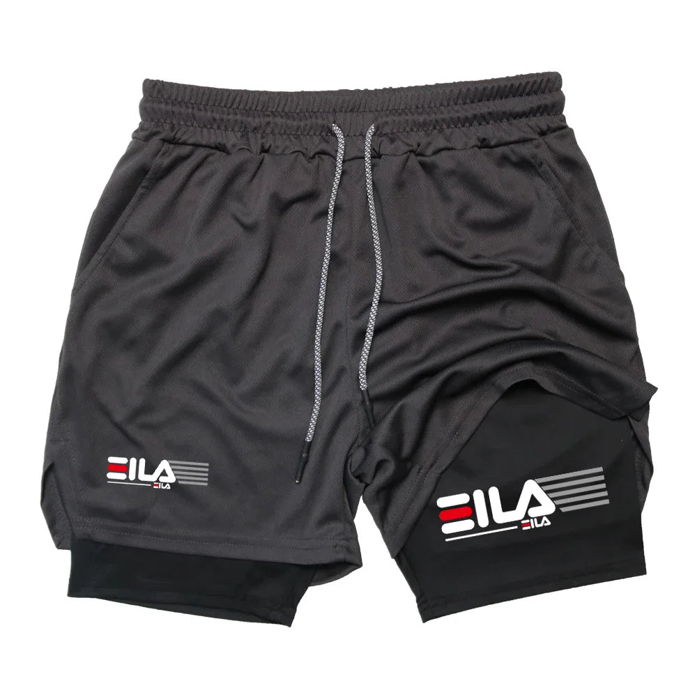 Men's 2-in-1 Running Shorts – Gym, Training & Jogging Wear.