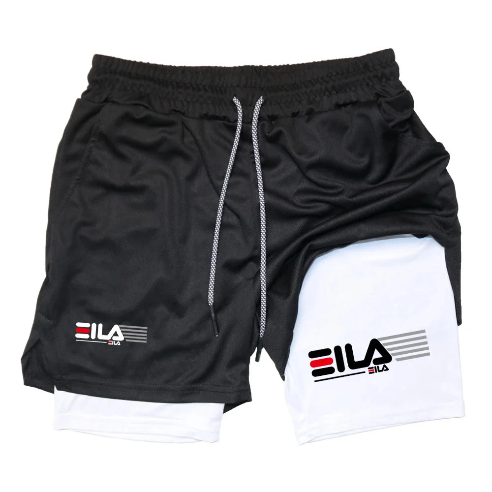 Men's 2-in-1 Running Shorts – Gym, Training & Jogging Wear.