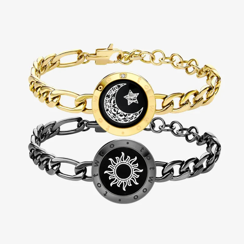 Totwoo Long Distance Relationship Touch Bracelets Couple Birthday Gift Smart Bluetooth Jewelry with App Support iOS Android Kaiz Boutique