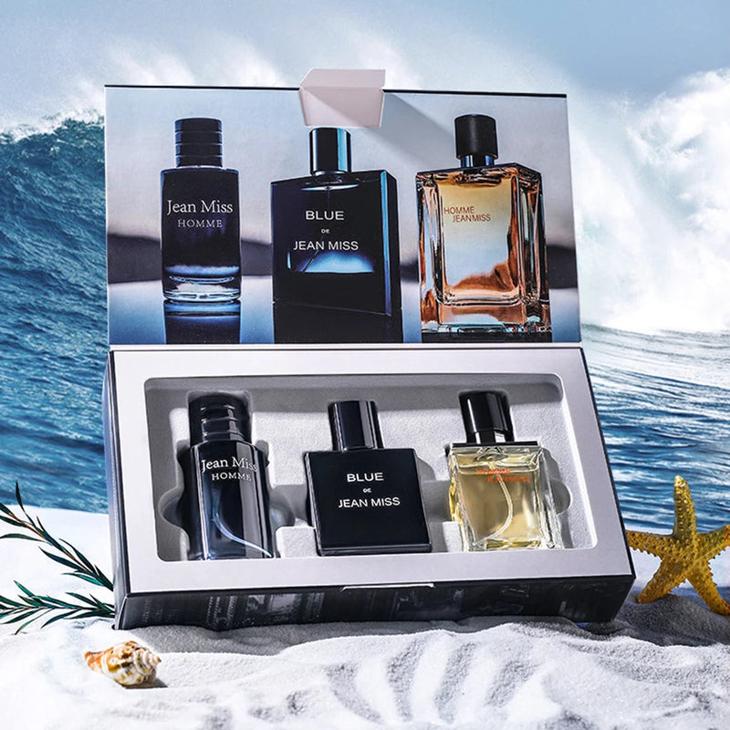 Wild Man Perfume Gift Set, Man Fascination, Attract Women, Long Lasting Fragrance, Light Pheromone Perfume, 90 ml, 3 Piece Set Kaiz Boutique