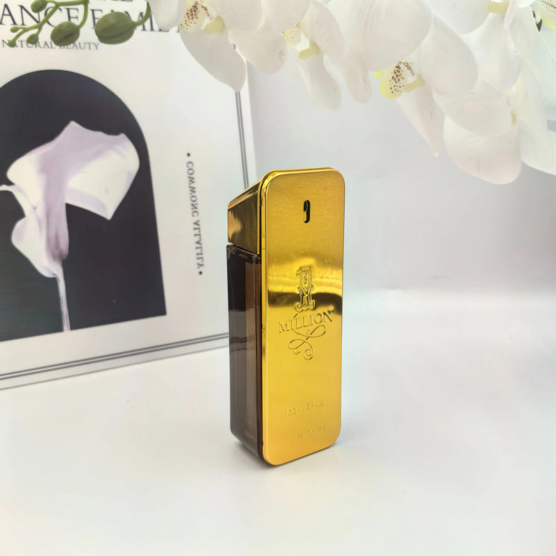 100ml Golden Millionaire Perfume Long Lasting Fragrance Soft Seductive  Luxury Perfumes Leather Scent Attraction Men's 2024 New Kaiz Boutique