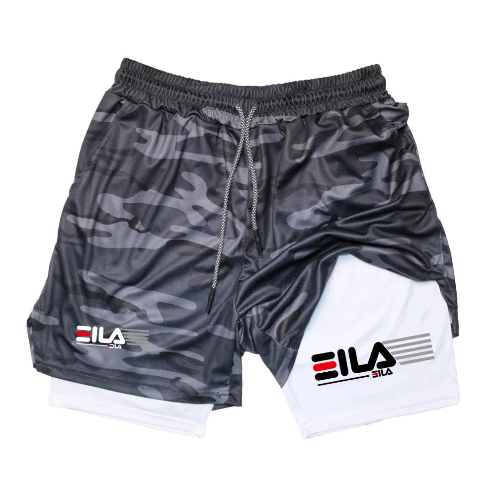 Men's 2-in-1 Running Shorts – Gym, Training & Jogging Wear.