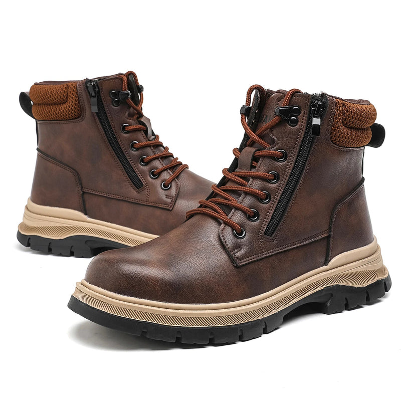Outdoor Waterproof Safety Shoes Security Steel Toe Cap Men's Boots Working Steel Toe Anti-Smashing Boots Men's Work Boots 41-46 Kaiz Boutique