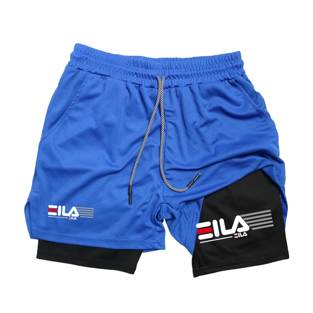 Men's 2-in-1 Running Shorts – Gym, Training & Jogging Wear.