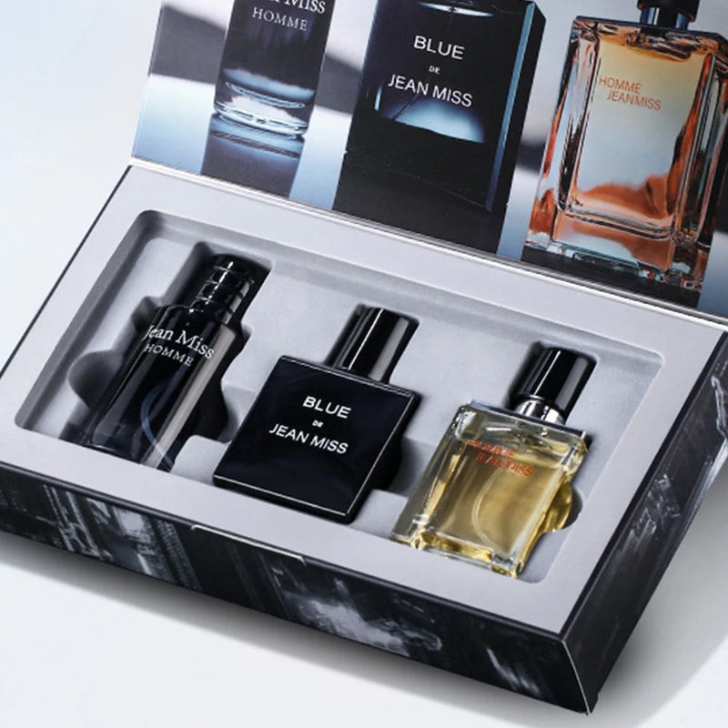 Wild Man Perfume Gift Set, Man Fascination, Attract Women, Long Lasting Fragrance, Light Pheromone Perfume, 90 ml, 3 Piece Set Kaiz Boutique