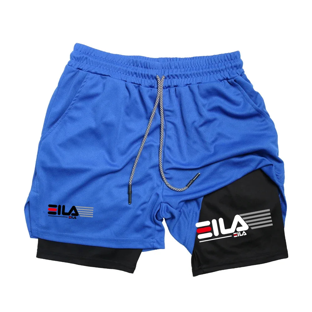 Men's 2-in-1 Running Shorts – Gym, Training & Jogging Wear.