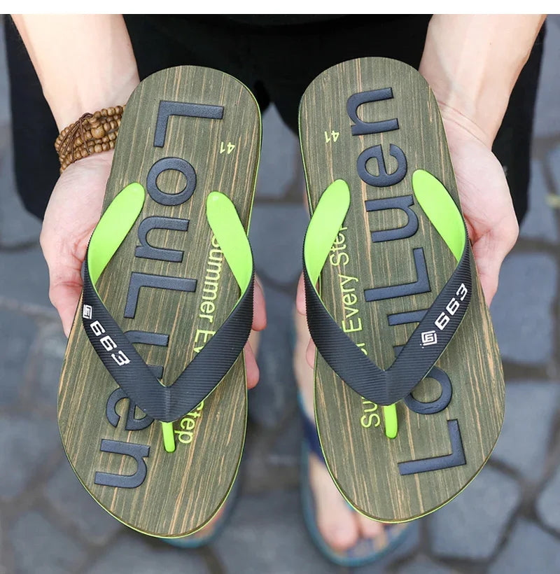 Men's Premium Flip Flops – Stylish, Breathable & Summer-Ready.