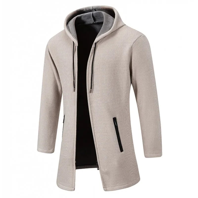 Men's Hooded Windbreaker – Warm, Thick & Stylish.