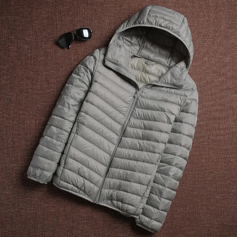 Korean Fashion casual Hooded Ultra Light Packable Water and Wind-Resistant Breathable Down Coat 6 Colors Men Puffer Jackets Mens Kaiz Boutique