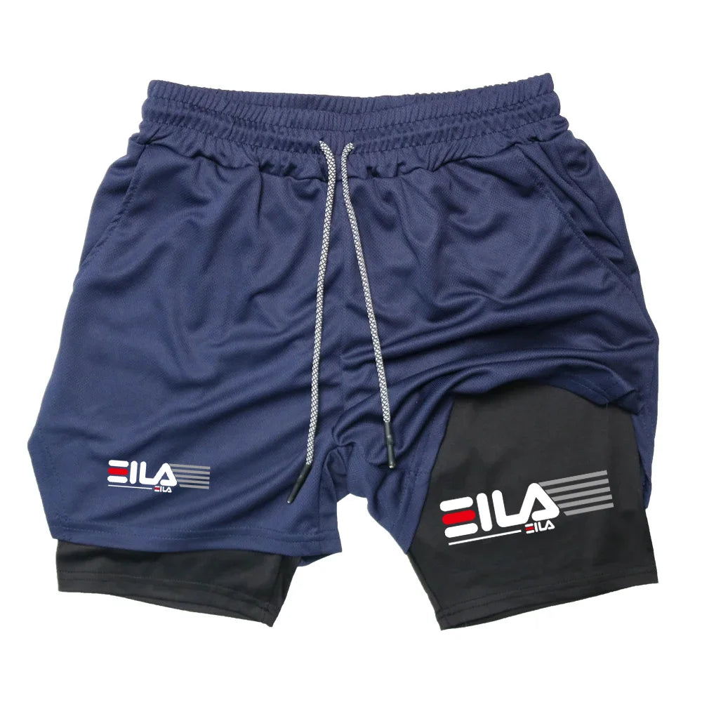 Men's 2-in-1 Running Shorts – Gym, Training & Jogging Wear.