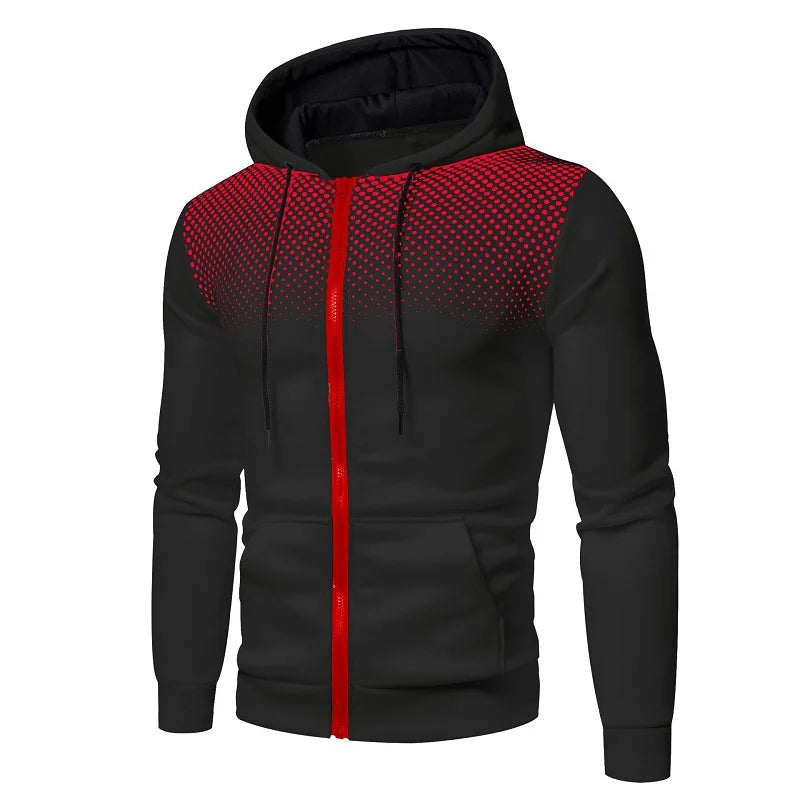 2023 Autumn and Winter New European and American Solid Color Fleece Sweater Pants Men's Casual Zipper Sports Hat Set Kaiz Boutique