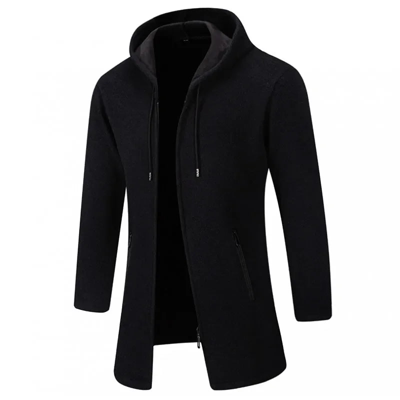 Men's Hooded Windbreaker – Warm, Thick & Stylish.