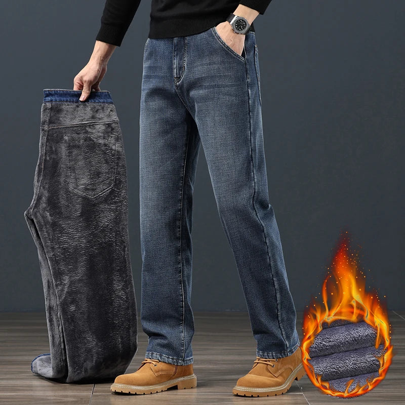Winter Fleece Jeans – Warm, Stylish & Comfy Kaiz Boutique