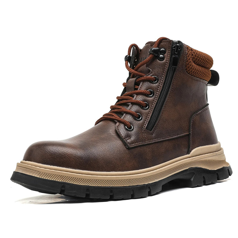 Outdoor Waterproof Safety Shoes Security Steel Toe Cap Men's Boots Working Steel Toe Anti-Smashing Boots Men's Work Boots 41-46 Kaiz Boutique