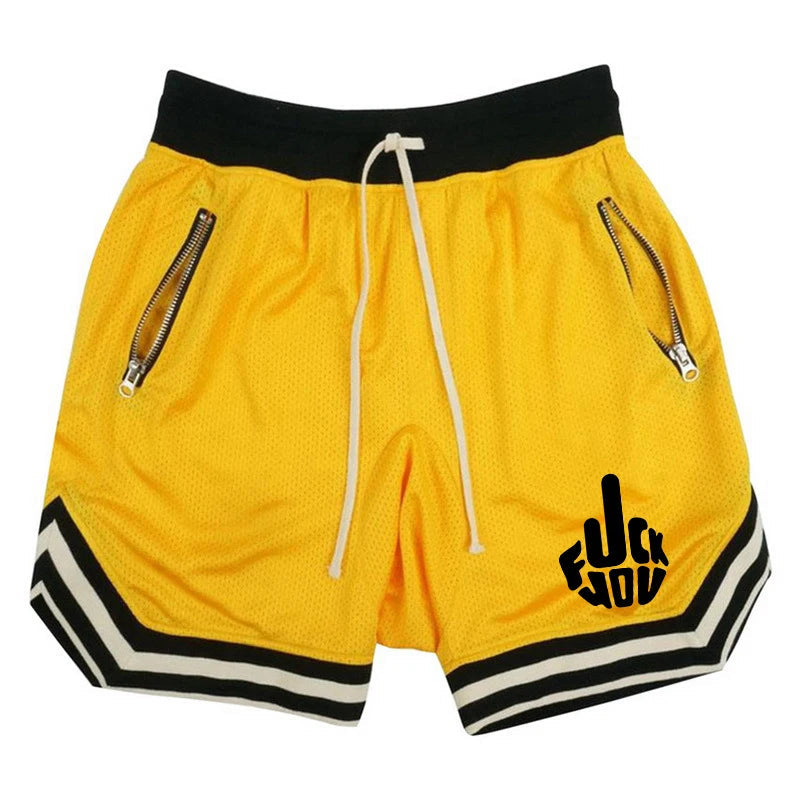 Summer Basketball Shorts Male Casual Sports Shorts Mesh Fitness Short Trousers Breathable Five Points Pant Y2k Running Clothing Kaiz Boutique