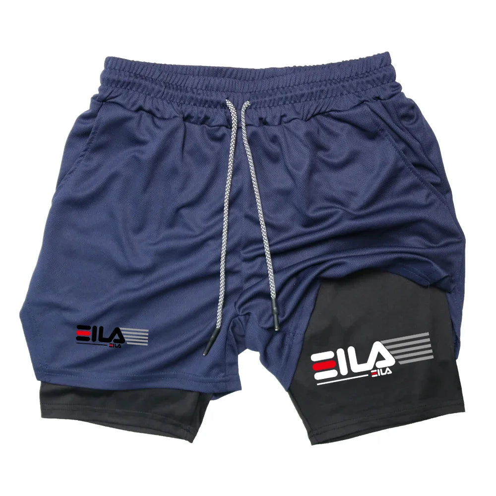 Men's 2-in-1 Running Shorts – Gym, Training & Jogging Wear.