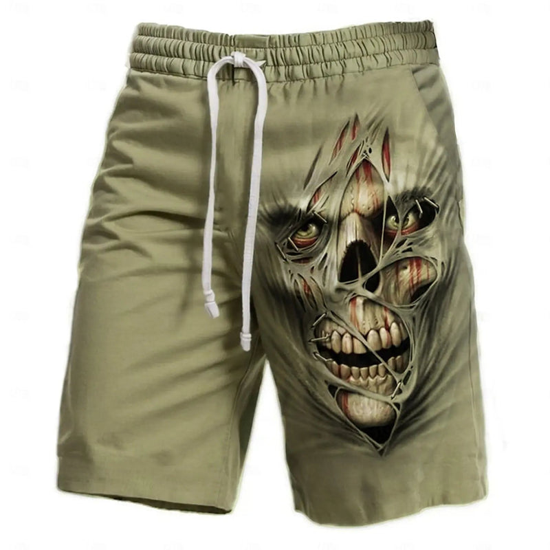 Men's Swim Trunks 3 Camouflage Skull Print Beach Shorts Quick Dry Outdoor Leisure Sports Shorts Swimwear Fashion Men's Shorts Kaiz Boutique