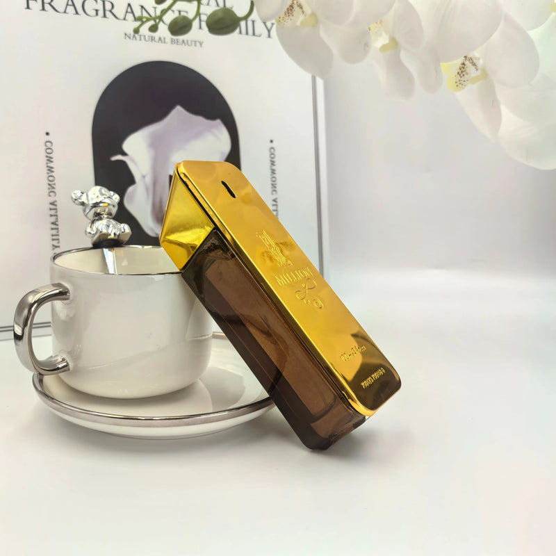 100ml Golden Millionaire Perfume Long Lasting Fragrance Soft Seductive  Luxury Perfumes Leather Scent Attraction Men's 2024 New Kaiz Boutique
