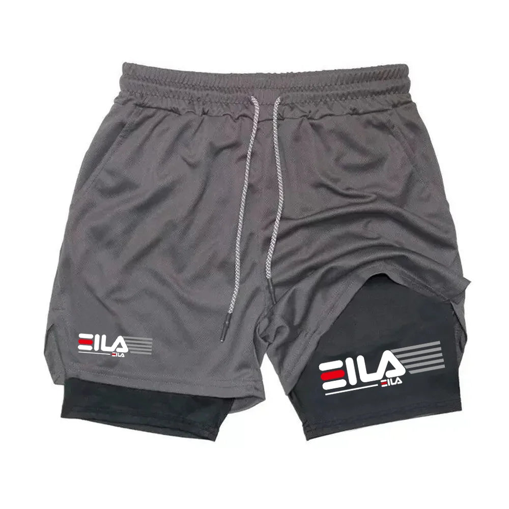 Men's 2-in-1 Running Shorts – Gym, Training & Jogging Wear.