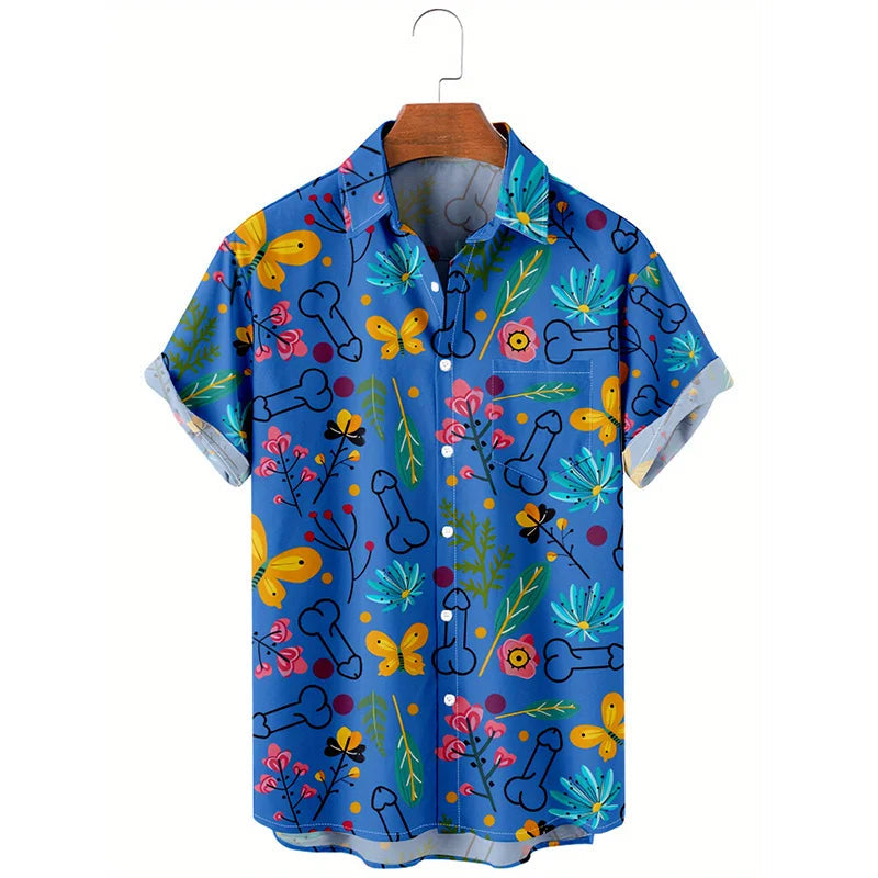 Summer Harajuku 3D Sexy Styles Printed Shirts Hentai Patterns Graphic Short Men Fashion Funny Cool Blouses Clothes Kaiz Boutique