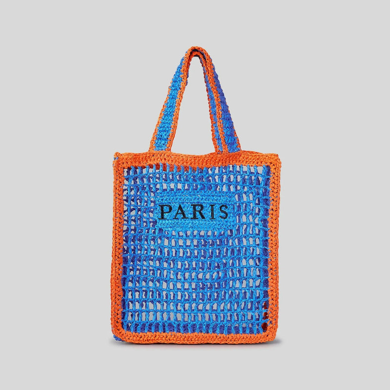 Fashion Panelled Straw Women Shoulder Bags Colorful Patchwork Handbags Paper Woven Summer Beach Tote Bag Handmade Bali Purses Kaiz Boutique