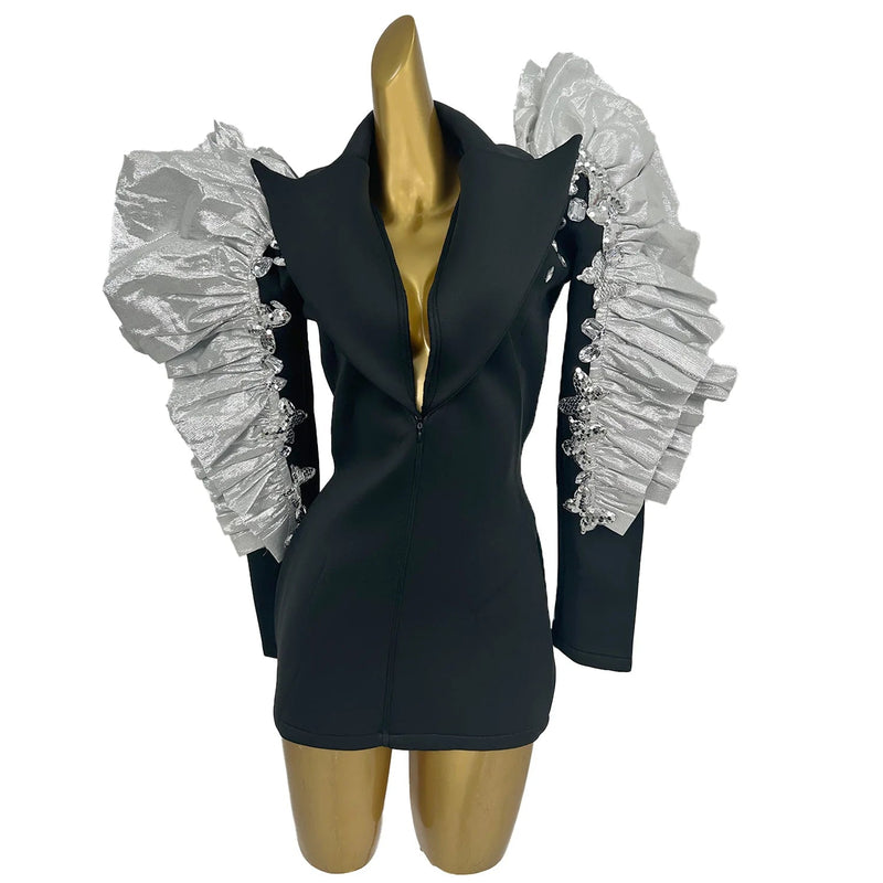 Sexy Deep V Slim Dress – Birthday & Party Queen Kaiz Boutique